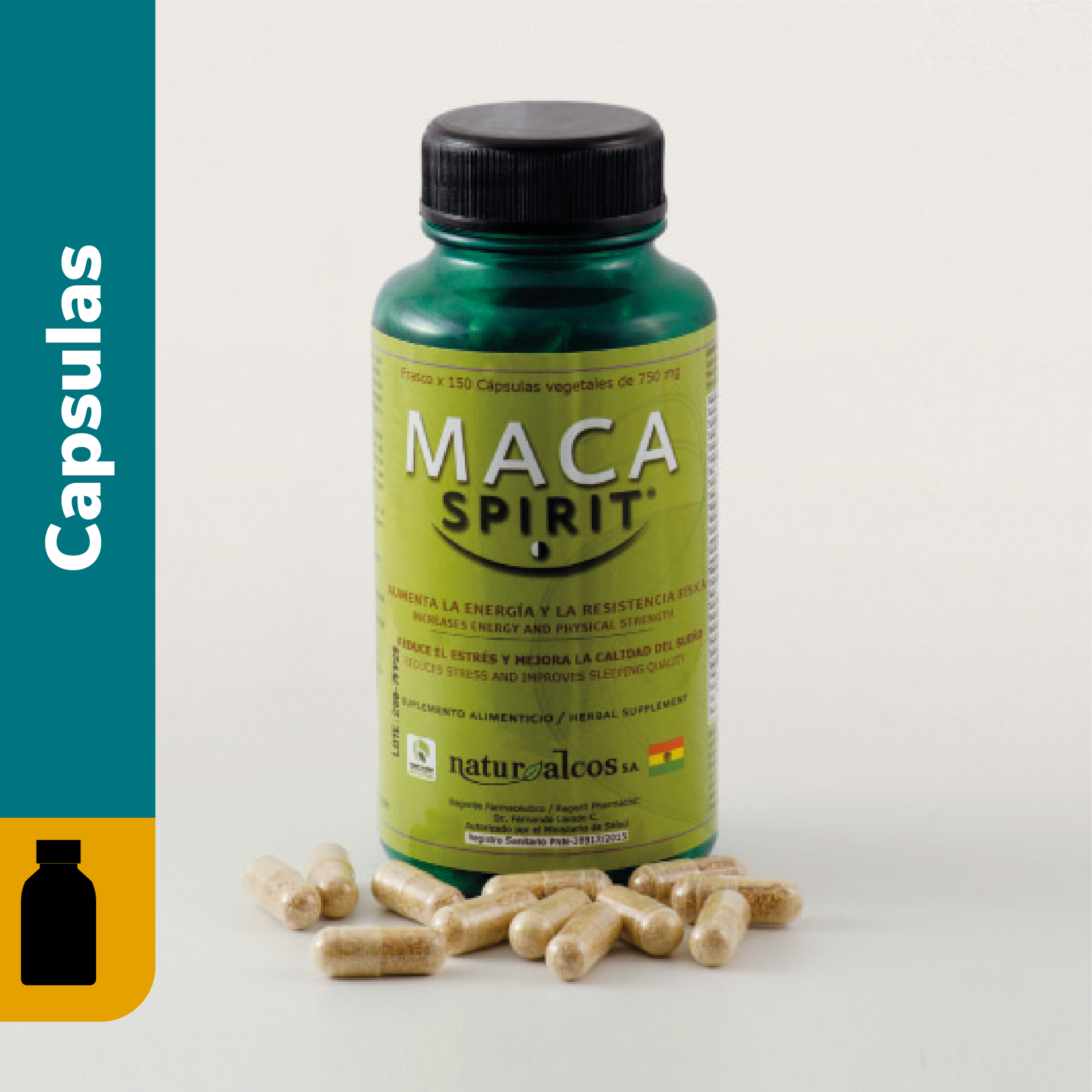 MACA SPIRIT FCO.150 CAPSULAS